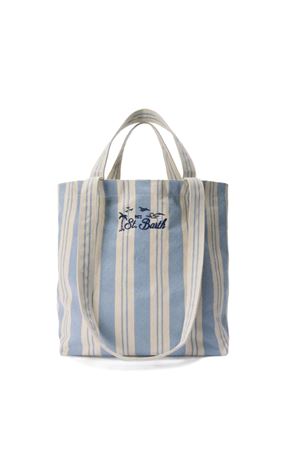 Borsa Da Spiaggia Essenziale In Cotone Essential MC2 SAINT BARTH | Borsa | EBEC00107806L
